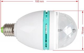 Диско лампа вращающаяся LED lamp для вечеринок Фото 3