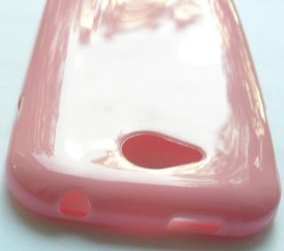 Силиконовый чехол-накладка (Pink) для Lenovo A706 Фото 2