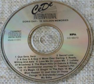 CD  Doris Day – 16 Golden Memories Фото 3