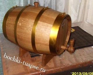 Дубовая бочка из скального дуба для производства коньяка, ви Фото 2