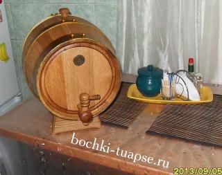 Дубовая бочка из скального дуба для производства коньяка, ви Фото 4
