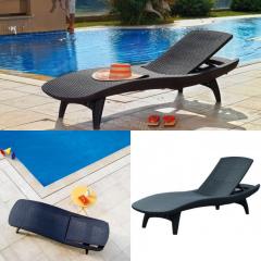 Шезлонг лежак Keter Pacific Sun Lounger Фото 2