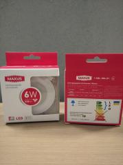 Продам Світильник Maxus LED 6Вт 4100К 1-SDL-004-01 білий Фото 2