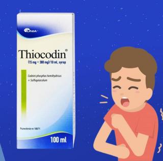 Thiocodin,15mg+300mg,10 ml,syrup,100ml