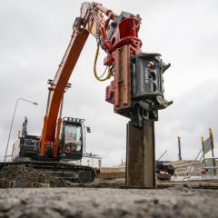 NEW PILE DRIVER - RENT New Movax SG-75V Фото 3