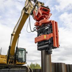 NEW PILE DRIVER - RENT New Movax SG-75V Фото 4