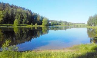 Уютный дом рядом с озером в Городище Фото 2