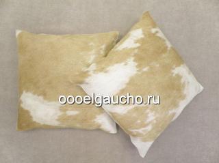 Декоративные подушки из шкур коров, лисы и чернобурки Фото 4