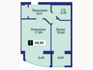 Продам хорошую 1-но комнатную квартиру, ЖК "Таврический Фото 2