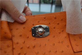 Сумка Furla Appaloosa Orange Ostrich, оригинал Фото 2