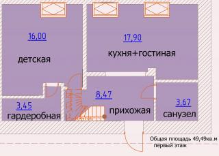 Красивая и уникальная 2-х этажная квартира. Киевское шоссе.  Фото 2