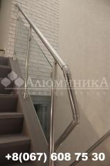 Лестничные перила и ограждения из  алюминия, стекла Фото 2