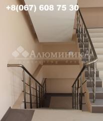 Лестничные перила и ограждения из  алюминия, стекла Фото 4
