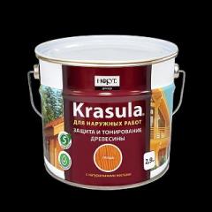 Krasula — защитно-декоративный состав для древесины