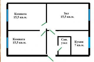 3 комн. квартира в курортной местности Московской Области Фото 3