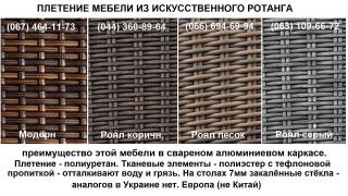 Мебель из искусственного ротанга Фото 2