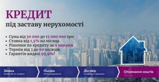 Кредит без відмов під заставу майна