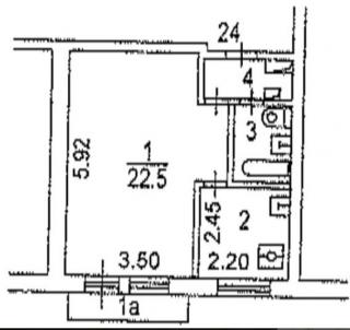 Продается 1 ком.квартира, г.Москва ул.Красная Пресня,д.8,кв Фото 3