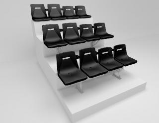 Стадионные сиденья для трибуны Фото 3