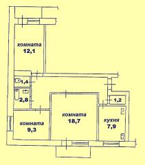 Продается 3-ком.квартира в Дахновке Фото 2