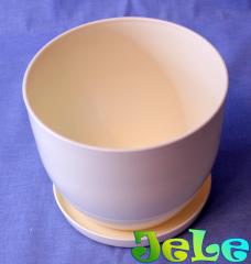 Горшок 1,3л с подставкой пластиковый Фото 3