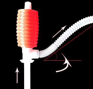 Портативный автомобильный ручной сифонный насос Фото 4