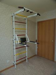 Шведская стенка+турник(несъёмный)+брусья/пресс+скамья Фото 2 Шведская стенка+турник(несъёмный)+брусья/пресс+скамья Фото 2