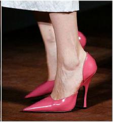 Туфли Miu Miu Crinkle Leather Pumps, оригинал Фото 4