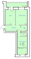 2-к квартира 65 м² на 7 этаже 10-этажного кирпичного дома Фото 4