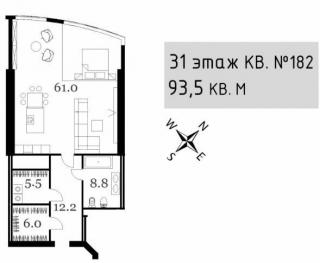 Продажа квартир небоскреб бизнес класса, Кловский спуск 7а Фото 3